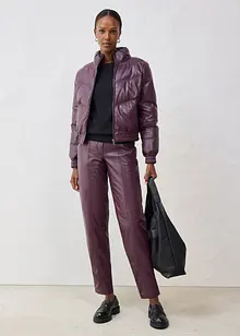 Leder-Steppjacke aus Lammnappa, bonprix Leder-Steppjacke aus Lammnappa, bonprix