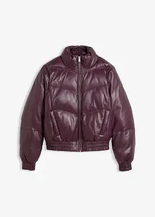 Leder-Steppjacke aus Lammnappa, bonprix Leder-Steppjacke aus Lammnappa, bonprix