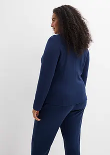 Sweatblazer mit fließender Viskose, bonprix Sweatblazer mit fließender Viskose, bonprix