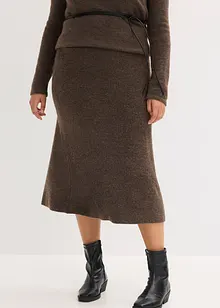 Jupe midi en maille, bonprix Jupe midi en maille, bonprix