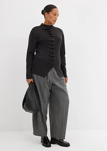 Gilet en fine maille de viscose mélangée, bonprix Gilet en fine maille de viscose mélangée, bonprix