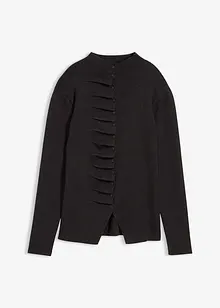 Gilet en fine maille de viscose mélangée, bonprix Gilet en fine maille de viscose mélangée, bonprix