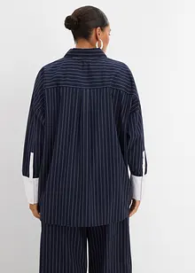 Chemise à rayures tennis, viscose mélangée, bonprix Chemise à rayures tennis, viscose mélangée, bonprix