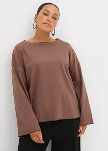 Langarmshirt aus Rippware, bonprix Langarmshirt aus Rippware, bonprix