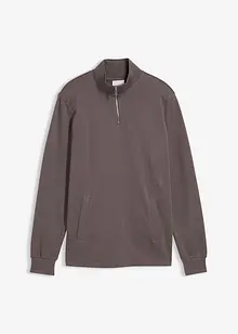 Sweatshirt mit praktischen Taschen und geradem Saum aus reiner Bio-Baumwolle, bonprix Sweatshirt mit praktischen Taschen und geradem Saum aus reiner Bio-Baumwolle, bonprix