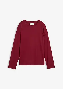 Langarmshirt mit Seidenanteil, bonprix Langarmshirt mit Seidenanteil, bonprix