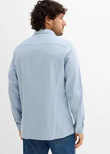 Chemise business en flanelle 100% coton, slim, bonprix Chemise business en flanelle 100% coton, slim, bonprix