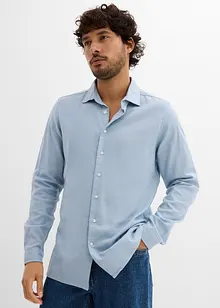Chemise business en flanelle 100% coton, slim, bonprix Chemise business en flanelle 100% coton, slim, bonprix
