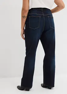 Straight-Jeans High Waist mit Taschendetails, bonprix Straight-Jeans High Waist mit Taschendetails, bonprix