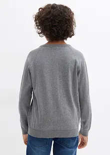 Feinstrickpullover aus reiner Baumwolle (2er Pack), bonprix Feinstrickpullover aus reiner Baumwolle (2er Pack), bonprix