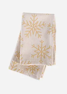 Jacquard Stoffservietten aus Bio Baumwolle (2er Pack), bonprix Jacquard Stoffservietten aus Bio Baumwolle (2er Pack), bonprix