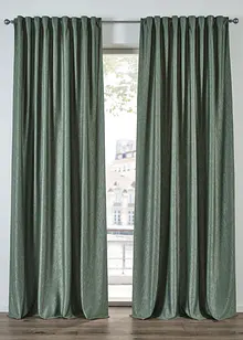 Samtvorhang mit Crush Effekt (1er Pack), bonprix Samtvorhang mit Crush Effekt (1er Pack), bonprix