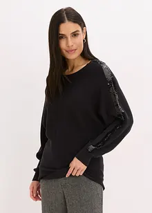Pull en fine maille à sequins, bonprix Pull en fine maille à sequins, bonprix