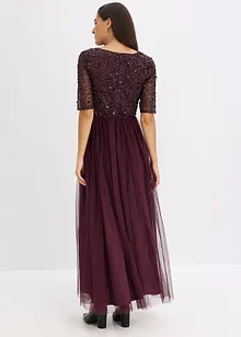 Abendkleid aus zartem Tüll mit Paillettenstickerei, bonprix Abendkleid aus zartem Tüll mit Paillettenstickerei, bonprix
