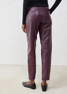 Pantalon en cuir d’agneau nappa, bonprix Pantalon en cuir d’agneau nappa, bonprix