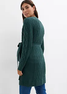 Extra lange Umstands-Strickjacke und Strickkleid aus Baumwoll-Mix, bonprix Extra lange Umstands-Strickjacke und Strickkleid aus Baumwoll-Mix, bonprix