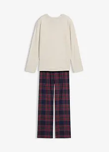 Pyjama avec pantalon en flanelle douce, bonprix Pyjama avec pantalon en flanelle douce, bonprix