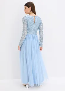 Maxikleid mit Paillettenstickerei, bonprix Maxikleid mit Paillettenstickerei, bonprix