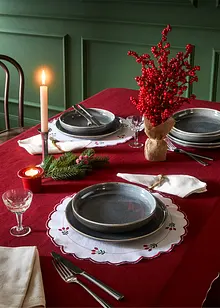 Lot de 2 sets de table en coton, bonprix Lot de 2 sets de table en coton, bonprix