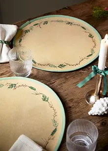 Lot de 2 sets de table en coton, bonprix Lot de 2 sets de table en coton, bonprix