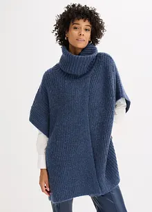Pull poncho en laine mélangée, bonprix Pull poncho en laine mélangée, bonprix
