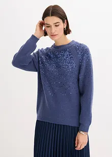 Pullover mit Pailletten, bonprix Pullover mit Pailletten, bonprix