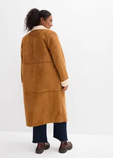 Manteau effet peau retournée avec doublure sherpa, bonprix Manteau effet peau retournée avec doublure sherpa, bonprix