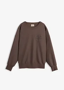 Sweat oversize doux en coton mélangé, bonprix Sweat oversize doux en coton mélangé, bonprix