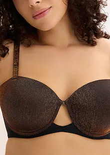 Soutien-gorge balconnet en matière brillante, bonprix Soutien-gorge balconnet en matière brillante, bonprix