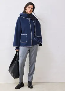 Veste à broderie décorative (ens. 2 pces avec écharpe), bonprix Veste à broderie décorative (ens. 2 pces avec écharpe), bonprix