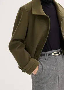 Jacke in Wolloptik, bonprix Jacke in Wolloptik, bonprix