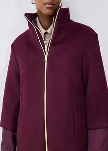 Manteau en laine avec légère doudoune intérieure en duvet (ens. 2 pces), bonprix Manteau en laine avec légère doudoune intérieure en duvet (ens. 2 pces), bonprix
