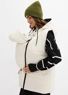 Gilet sans manches 4en1 doublé pour la grossesse, réversible, avec empiècement de portage, bonprix Gilet sans manches 4en1 doublé pour la grossesse, réversible, avec empiècement de portage, bonprix