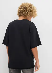 Long-Sweatshirt aus reiner Baumwolle, bonprix Long-Sweatshirt aus reiner Baumwolle, bonprix
