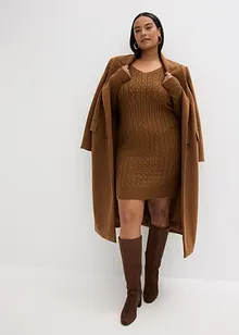 Strickkleid mit Zopfmuster, bonprix Strickkleid mit Zopfmuster, bonprix