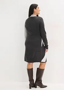 Robe en maille jacquard à rayures modernes, bonprix Robe en maille jacquard à rayures modernes, bonprix