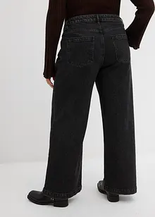 Wide-Leg-Jeans, Mid Waist, Full Length, bonprix Wide-Leg-Jeans, Mid Waist, Full Length, bonprix