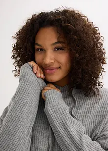 Weit geschnittener Loungewear Hausanzug aus weicher Rippe, bonprix Weit geschnittener Loungewear Hausanzug aus weicher Rippe, bonprix