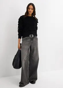 Pull en grosse maille à franges, bonprix Pull en grosse maille à franges, bonprix