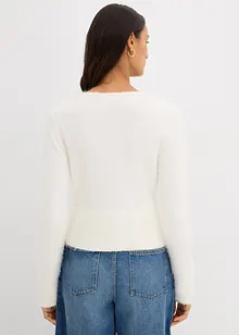 Feinstrickjacke aus Federgarn, bonprix Feinstrickjacke aus Federgarn, bonprix