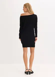 One-Shoulder-Strickkleid, bonprix One-Shoulder-Strickkleid, bonprix