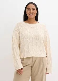 Pull en coton mélangé, bonprix Pull en coton mélangé, bonprix