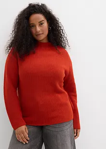 Pull en fine maille 100% coton, bonprix Pull en fine maille 100% coton, bonprix