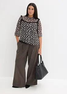 Shirt aus softem Mesh mit Spitze, bonprix Shirt aus softem Mesh mit Spitze, bonprix