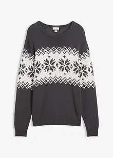 Pull norvégien 100% coton, bonprix Pull norvégien 100% coton, bonprix