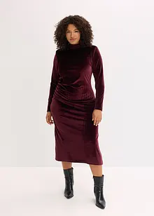 Midikleid aus softem Samt, bonprix Midikleid aus softem Samt, bonprix