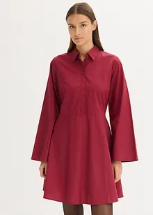 Hemdblusenkleid aus reiner Baumwolle, bonprix Hemdblusenkleid aus reiner Baumwolle, bonprix
