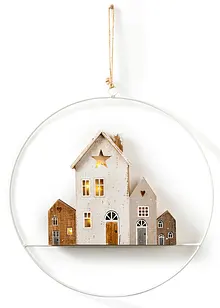 Décoration à suspendre LED maisons, bonprix Décoration à suspendre LED maisons, bonprix