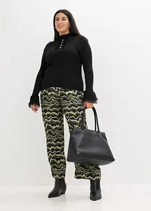 Pantalon palazzo en léger crêpe de viscose, bonprix Pantalon palazzo en léger crêpe de viscose, bonprix