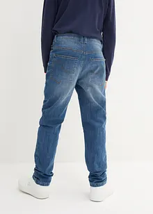 Thermo Slim-Fit-Jeans mit Flanellfutter, Tapered, bonprix Thermo Slim-Fit-Jeans mit Flanellfutter, Tapered, bonprix